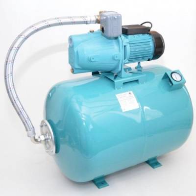 100L mit Luftdruckmano Hauswasserwerk Pumpe 1100 W Hauswasserautomat Gartenpumpe von Omnigena