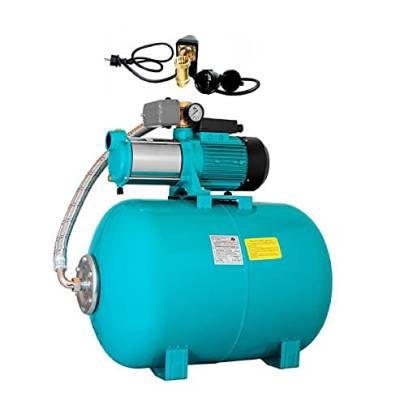 Hauswasserwerk 100 Liter 5-stufige Pumpe MHI1800 + Trockenlaufschutz SK-13 von Omnigena