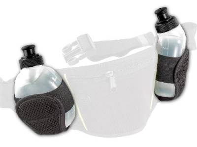PEARL Sports Zubehör zu Trinkgürtel: Ersatztrinkflaschen für NC-2819, 2er Set (Bauchgurt mit Trinkflasche, Fitness-Wasser-Belt, Handy Gürteltaschen) von PEARL
