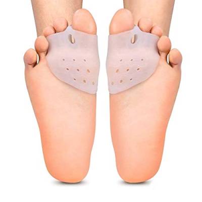 3-Zehen Löcher Separator, Silikon Bunion Protector Hammerzehen Spacer für Vorfußkissen, Fußpads, Hallux Valgus Schmerzlinderung für Frauen und Männer Tragen Sie in Schuhen von PINCOU