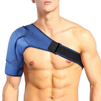 Schulterbandage Verstellbare Neopren Schulter Unterstützung Bandage für Verletzungen, Schulterschmerzen, Arthritische Schultern, Kompressions Schult von PINCOU