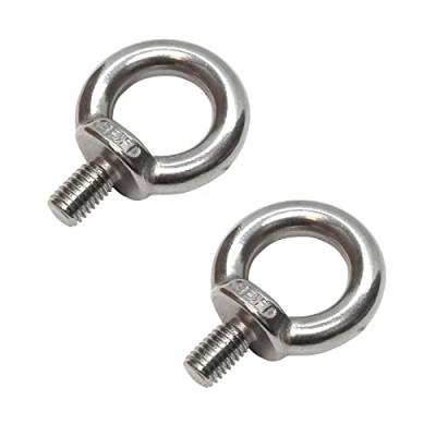 PRIOstahl® RINGSCHRAUBE Edelstahl V4A Ringbolzen Ringschrauben | M8-2 Stück von PRIOstahl