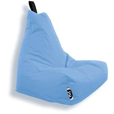 PATCH HOME Patchhome Lounge Sessel XXL Gamer Sessel Sitzsack Sessel Sitzkissen In & Outdoor geeignet fertig befüllt | XXL - Hellblau - in 2 Größen und 25 Farben von PATCH HOME