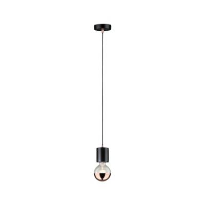 Paulmann 79751 Neordic Pendelleuchte Nordin max. 60 Watt Pendellampe Schwarz, Marmor, Kupfer matt Hängelampe Marmor Hängeleuchte E27 von Paulmann