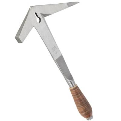 PICARD 0020700-600 Schieferhammer (geschmiedet, mit Ledergriff Schneide, Kopf und Spitze besonders gut gehärtet, für Rechtshänder) XM, 600 g von Picard