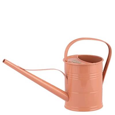 PLINT 1.5L Watering Can, Modern Style Watering Pot for Indoor and Outdoor House Plants, Coloured Galvanised Powder Coated Steel, Metal Design with Narrow Spout and High Handle, Terracotta Rose von Plint