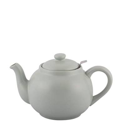 PLINT Simple & Stylish Ceramic Teapot, Globe Teapot with Stainless Steel Strainer, Ceramic Teapot for 6-8 Cups, 1500ml Ceramic Teapot, Flowering Tea Pot, TeaPot for Blooming Tea, Leaf Color von Plint