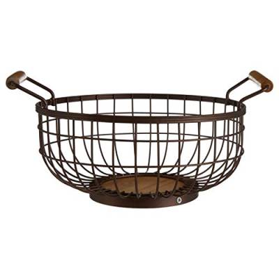 Premier Housewares Vertex Utensilienhalter, Bronze, , Eisen, Gummibaum (Hevea), 28x34x16 von Premier