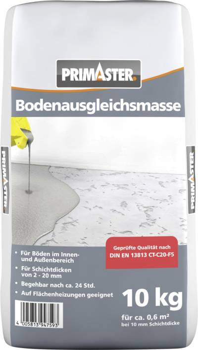 Primaster Bodenausgleichsmasse 10 kg grau von Primaster