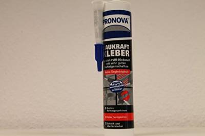 5x Pronova 310 ml Baukraftkleber beige 1,55 liter von Pronova