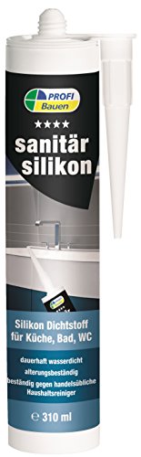 PROFI Sanitär Silikon 310 ml, Silbergrau von Pronova