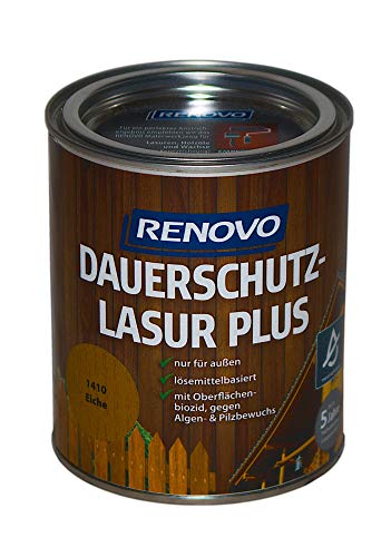 0,75L RENOVO Dauerschutzlasur 1410 Eiche Lasur Holzlasur von RENOVO