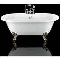 Freistehende Badewanne mit Füßen chelsea Adlerfüße altbronze 154 cm - Adlerfüße altbronze von ROGIER&MOTHES