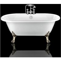 Freistehende Badewanne mit Füßen chelsea Löwenfüße altbronze 154 cm - Löwenfüße altbronze von ROGIER&MOTHES