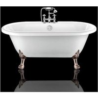 Freistehende Badewanne mit Füßen chelsea Löwenfüße altkupfer 170 cm - Löwenfüße altkupfer von ROGIER&MOTHES