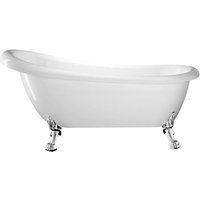 Freistehende Badewanne mit Füßen richmond Löwenfüße chrom 171 cm - Löwenfüße chrom von ROGIER&MOTHES