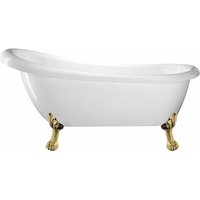 Freistehende Badewanne mit Füßen richmond Löwenfüße gold 171 cm - Löwenfüße gold von ROGIER&MOTHES