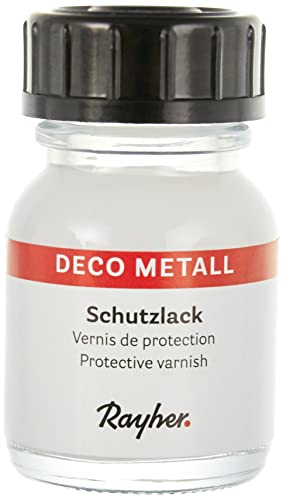 RAYHER HOBBY Rayher 22658000 Deco-Metall-Schutzlack, Flasche, SB-Btl 25ml von Rayher