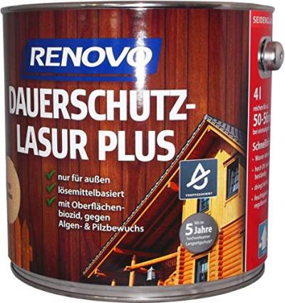 Dauerschutzlasur Holzlasur 4 L Eiche Renovo von Renovo