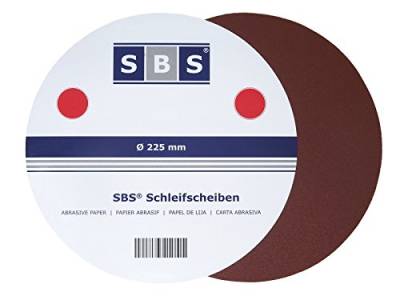 SBS® Schleifscheiben | Schleifpapier | Ø 225 mm | 25 Stück Korn 240 | weitere Körnungen auswählbar von SBS