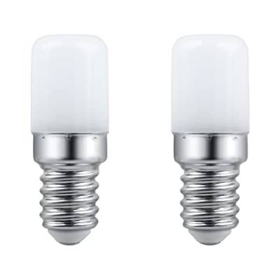 LED Lampen T18 E14 Kühlschranklampe 3W AC230V, 300LM Kaltweiß 6000K, Nicht Dimmbar, Entspricht 30W Glühlampe, E14 LED für Kühlschrank, Salzlampe, Nähmaschine, Nachtlicht, 2 Stück von SCNNC