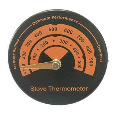 Magnetisches Ofenthermometer | Backofen Herdtemperatur Herdthermometer | Ofentemperaturmesser für Herdplatte, Ofenrohr Skuda von SKUDA