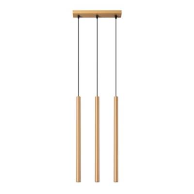 SOLLUX lighting PASTELO 3L 3-Glühbirnen Stahl Pendelleuchte Lampe Esstisch Hängend – G9-Fassung - Glühbirne nicht enthalten – Hängeleuchten & Pendelleuchten – 30x5x110cm von SOLLUX lighting