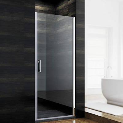 SONNI Duschkabine 80 x 185 cm Nano nischentür dusche glastür dusche pendeltür dusche duschtrennwand von SONNI