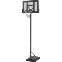SPORTNOW 2-in-1 Basketballständer  195-370 cm Höhenverstellbarer Basketballkorb mit Ständer aus Stahl  Aosom.de von SPORTNOW