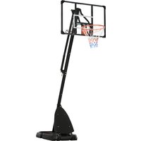 SPORTNOW Höhenverstellbarer Basketballständer 293-350 cm  Rollbarer Basketball-Backboard Ständer aus Stahl  Aosom.de von SPORTNOW
