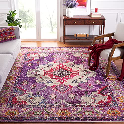 SAFAVIEH Shag Teppich für Wohnzimmer, Esszimmer, Schlafzimmer - Luxe Shag Collection, Hoher Flor, Elfenbein, 160 x 230 cm von Safavieh