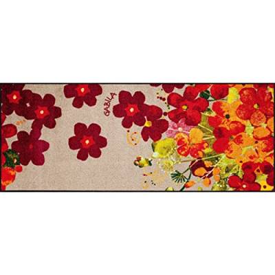 Salonloewe Rosina Wachtmeister Fußmatte Lifestyle Maggio 75x190 cm Flur-Teppich Läufer Wohn-Teppich Blumen bunt von Salonloewe