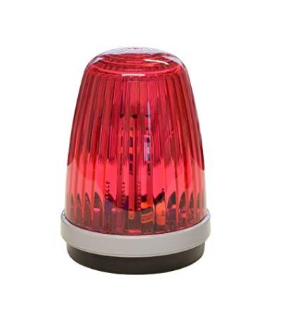 Schartec Profi- Signalleuchte 12-24 V und 230 V für Torantriebe - Warnleuchte - Blinkleuchte für Drehtorantriebe und Schiebetorantriebe - Ampel Steuerung - Blinklicht Warnlicht (Rot) von Schartec