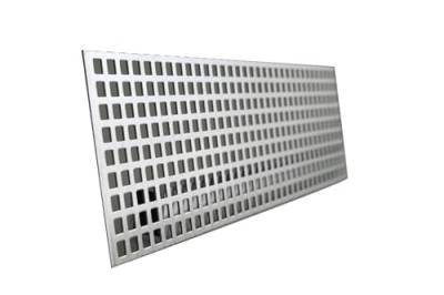 Fenstergitter aus Aluminium Lochblech 2mm Qg10-15 (250x500mm) von Schlögel GmbH