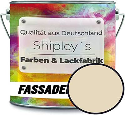 Fassadenfarbe mit Lotuseffekt hochwertige Silikonharzfarbe Sockelfarbe RAL 1015 Hellelfenbein // Shipley's Farben & Lackfabrik von Shipley's Farben & Lackfabrik