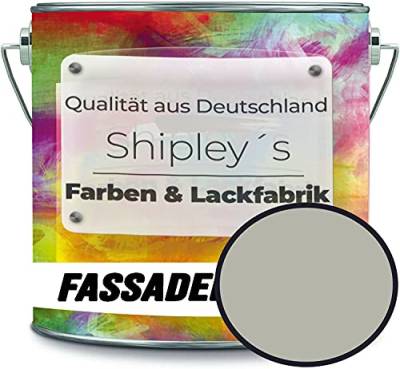 Fassadenfarbe mit Lotuseffekt hochwertige Silikonharzfarbe Sockelfarbe RAL 7032 Kieselgrau // Shipley's Farben & Lackfabrik von Shipley's Farben & Lackfabrik