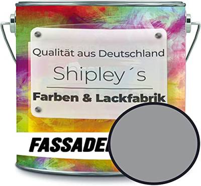 Fassadenfarbe mit Lotuseffekt hochwertige Silikonharzfarbe Sockelfarbe RAL 7045 Telegrau 1 // Shipley's Farben & Lackfabrik von Shipley's Farben & Lackfabrik