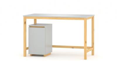 Siblo Schreibtisch Schreibtisch Elio mit Container und farbigen Beinen (Schreibtisch Elio mit Container und farbigen Beinen) von Siblo