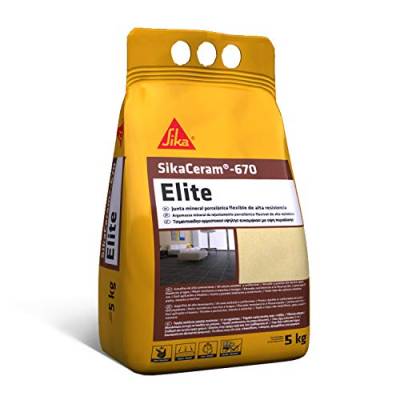 SIKA 644060 SikaCeram-670 Elite Fliesenmörtel, Schwarz von Sika