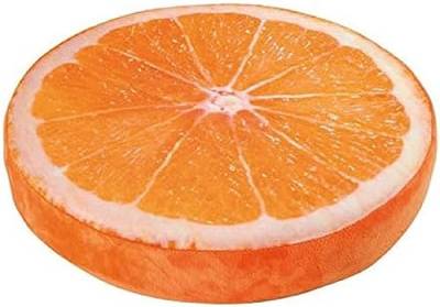 Sitzkissen Orange, ein echter Hingucker, angenehmer Sitzkomfort durch hochwertigen Schaumstoff, dekorative „optische Täuschung“ von Small Foot