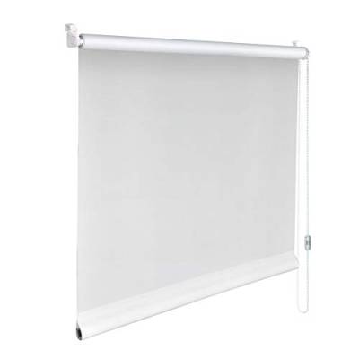 Sonnenschutz-HH® - Mini Verdunkelungsrollo Abdunkelungsrollo Minirollo Rollo KLEMMFIX Seitenzugrollo Kettenzugrollo inkl. Klemmträger ohne Bohren - Außenmaß Breite 160 x 150 cm Höhe - weiß von Sonnenschutz-HH