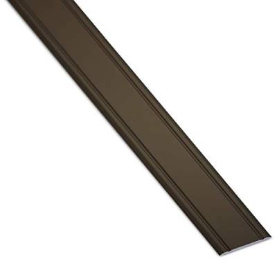 SOTECH 2 Stück Übergangsprofile Cross selbstklebend superflach Alu Bronze Übergangsschiene Breite 30 mm Länge 100 cm Boden-Profil Ausgleichsprofil für Laminat, Fliesen, Parkett uvm. von SOTECH