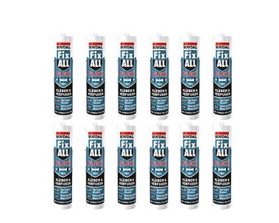 12x Soudal Fix ALL Flexi, Universalkleber, 290ml, braun von Soudal