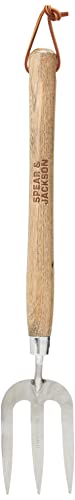 Spear & Jackson 5110WF Traditional Edelstahl-Jätegabel, 30-cm-Griff von Spear & Jackson