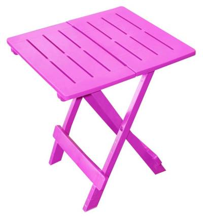 Spetebo Gartentisch Kunstoff Klapptisch ADIGE - pink (Stück, 1-St., Kunststoff Tisch), Garten Beistelltisch klappbar von Spetebo