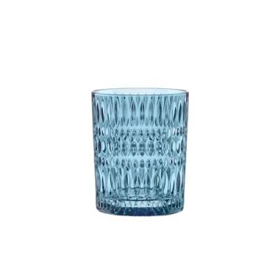 Nachtmann, 2-teiliges Becher-Set, Blaue Whiskey-Gläser, Kristallglas, 304 ml, Vintage Blue, Ethno, 105389 von Spiegelau & Nachtmann