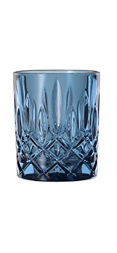Spiegelau & Nachtmann, 4-teiliges Whiskybecher Set, Blaue Whiskygläser, Kristallglas, 295 ml, Blue, Noblesse Vintage, 104197 von Spiegelau & Nachtmann