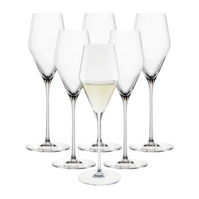 Spiegelau & Nachtmann, 6-teiliges Champagnerglas-Set, Kristallglas, 250 ml, Definition, 1350129 von Spiegelau & Nachtmann
