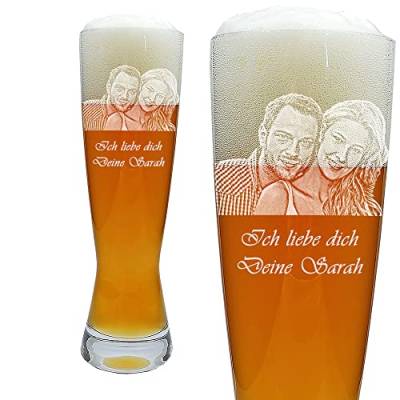 Spiegelau & Nachtmann Leonardo Weizenbierglas mit Fotogravur 0,5 Liter von Spiegelau & Nachtmann
