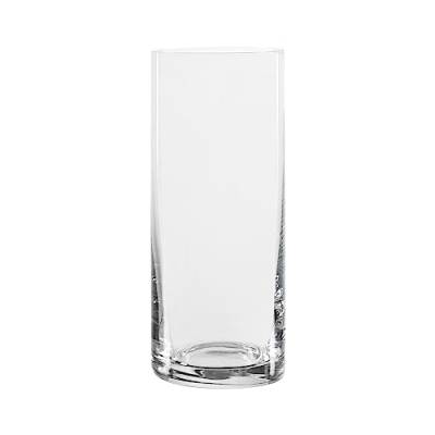 Spiegelau & Nachtmann Vase Style, 25 cm, Dekovase mit geradliniger Form, Stilvolle Blumenvase im Geschenkkarton, Kristallglas, Handgefertigt von Spiegelau & Nachtmann